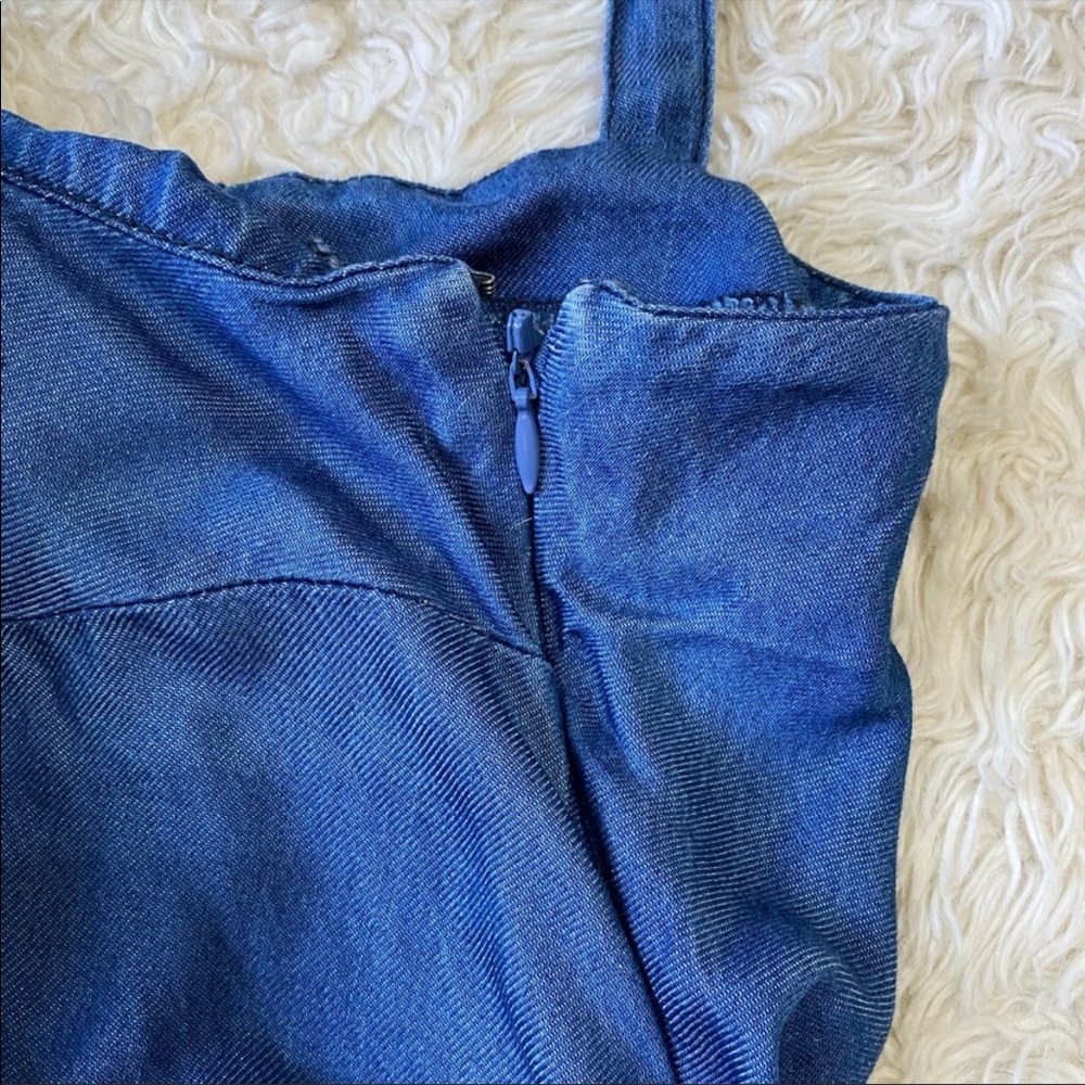 Universal Thread | Chambray Wide-Leg Jumpsuit - Picture 6 of 8